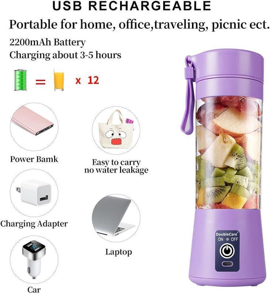 Portable & Rechargeable Electric Juicer Blender