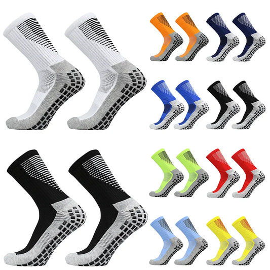 New Football Socks Men and Women Sports Socks Non-Slip Silicone Bottom Soccer