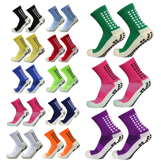 New Football Socks Men and Women Sports Socks Non-Slip Silicone Bottom Soccer